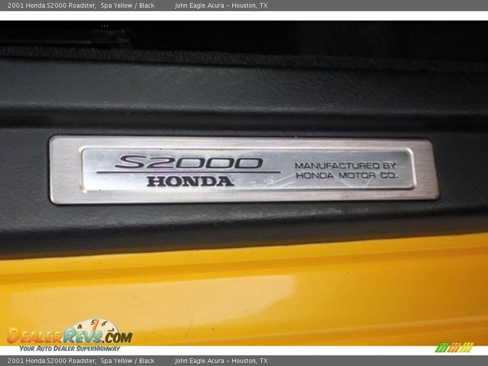 2001 Honda S2000 Roadster Spa Yellow / Black Photo #16