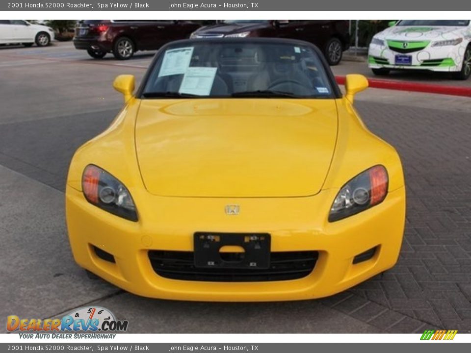 2001 Honda S2000 Roadster Spa Yellow / Black Photo #19