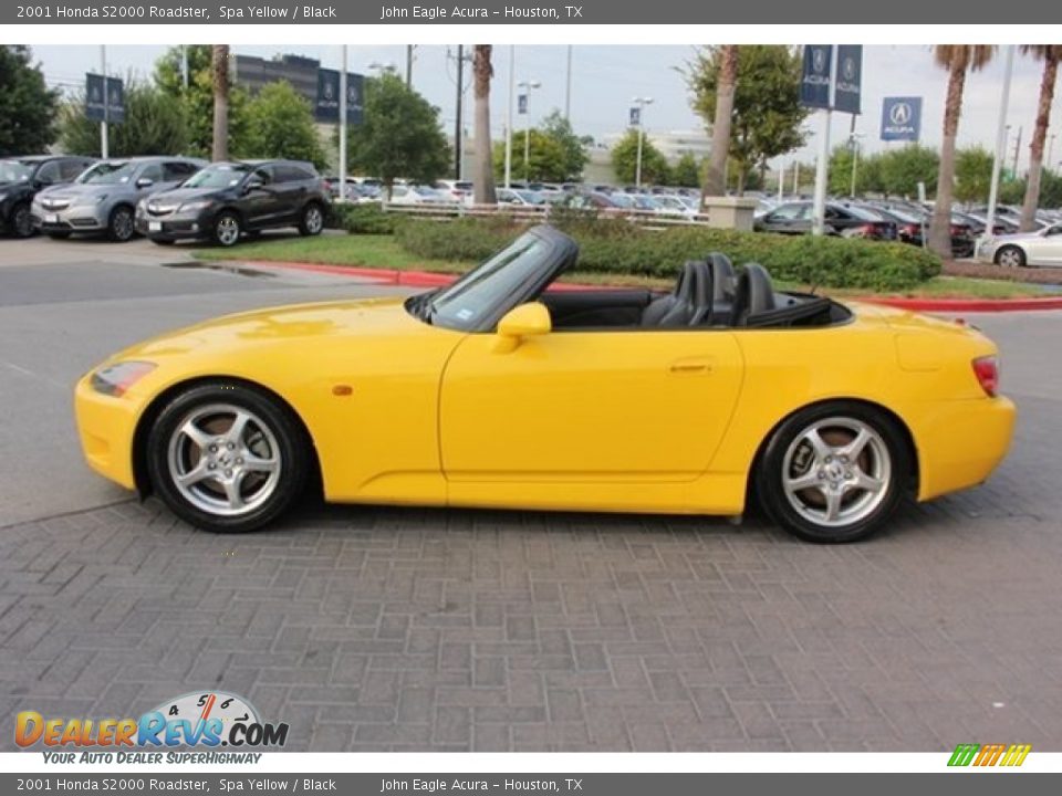 2001 Honda S2000 Roadster Spa Yellow / Black Photo #21