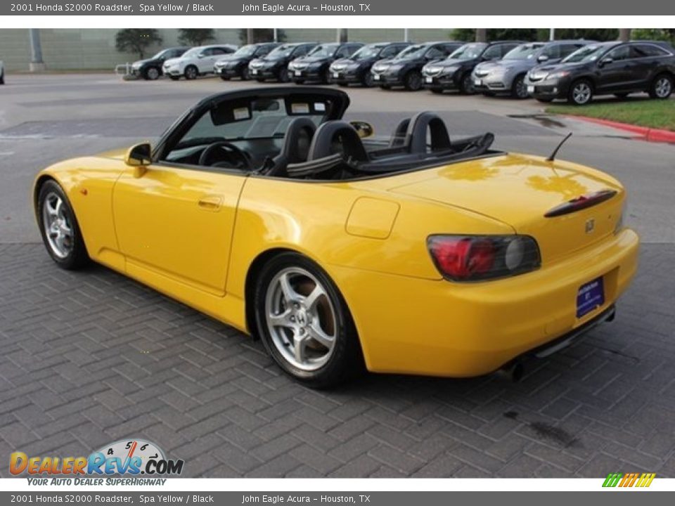 2001 Honda S2000 Roadster Spa Yellow / Black Photo #22