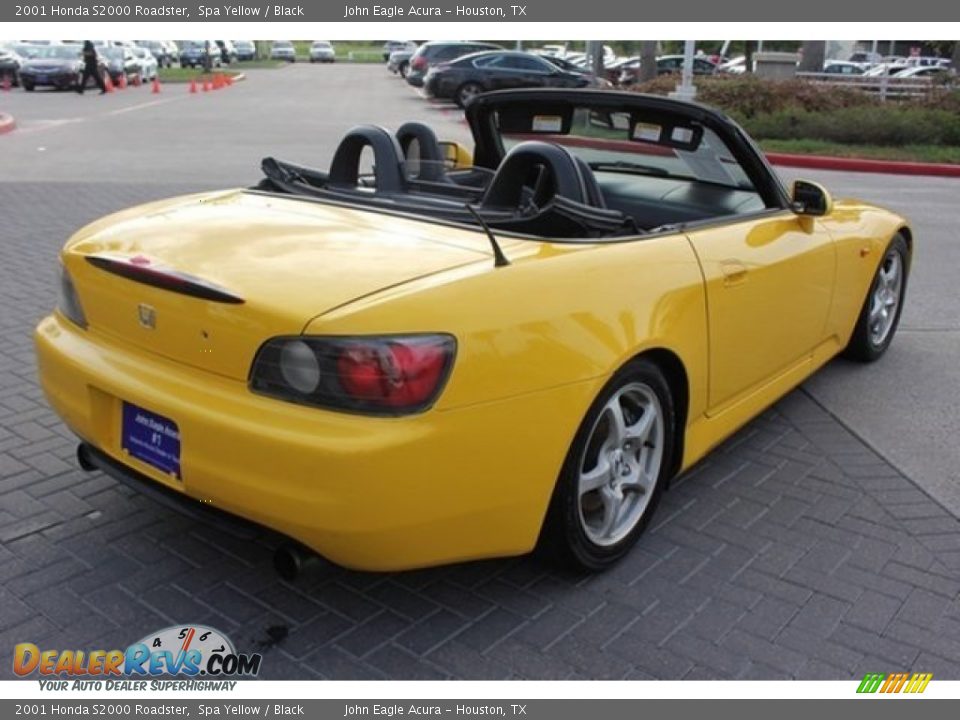 2001 Honda S2000 Roadster Spa Yellow / Black Photo #24