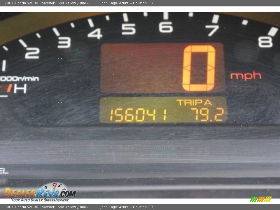 2001 Honda S2000 Roadster Spa Yellow / Black Photo #30