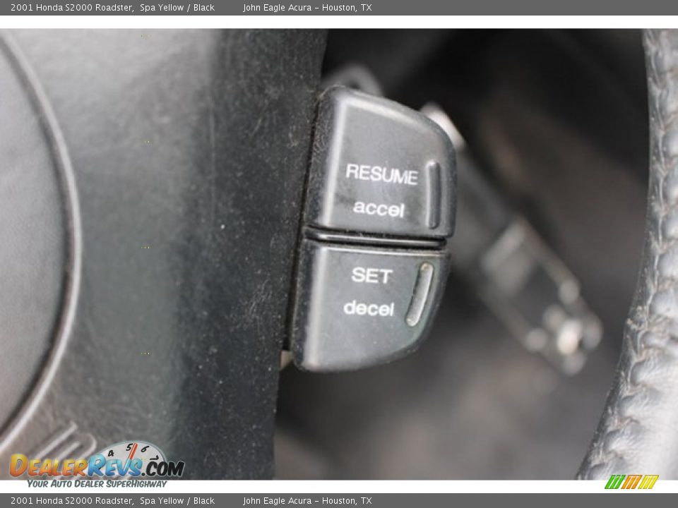 2001 Honda S2000 Roadster Spa Yellow / Black Photo #33