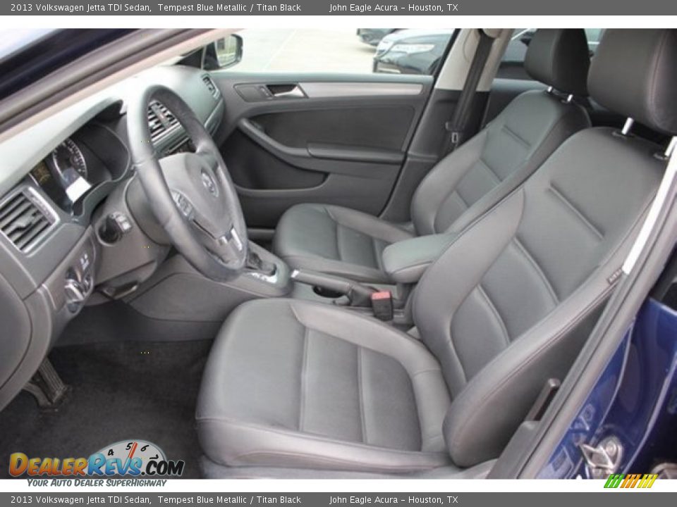 Titan Black Interior - 2013 Volkswagen Jetta TDI Sedan Photo #12