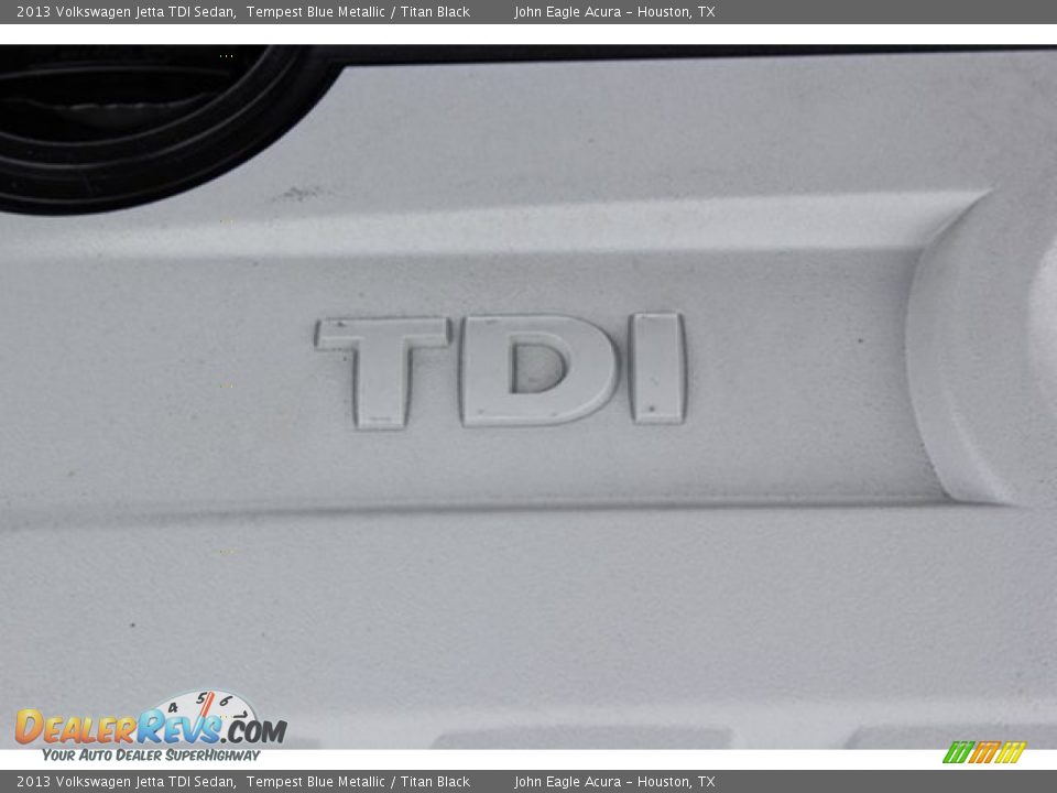 2013 Volkswagen Jetta TDI Sedan Tempest Blue Metallic / Titan Black Photo #21