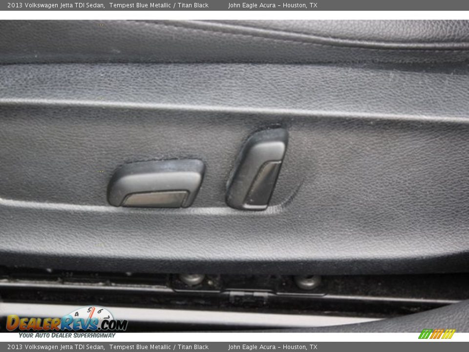 2013 Volkswagen Jetta TDI Sedan Tempest Blue Metallic / Titan Black Photo #26