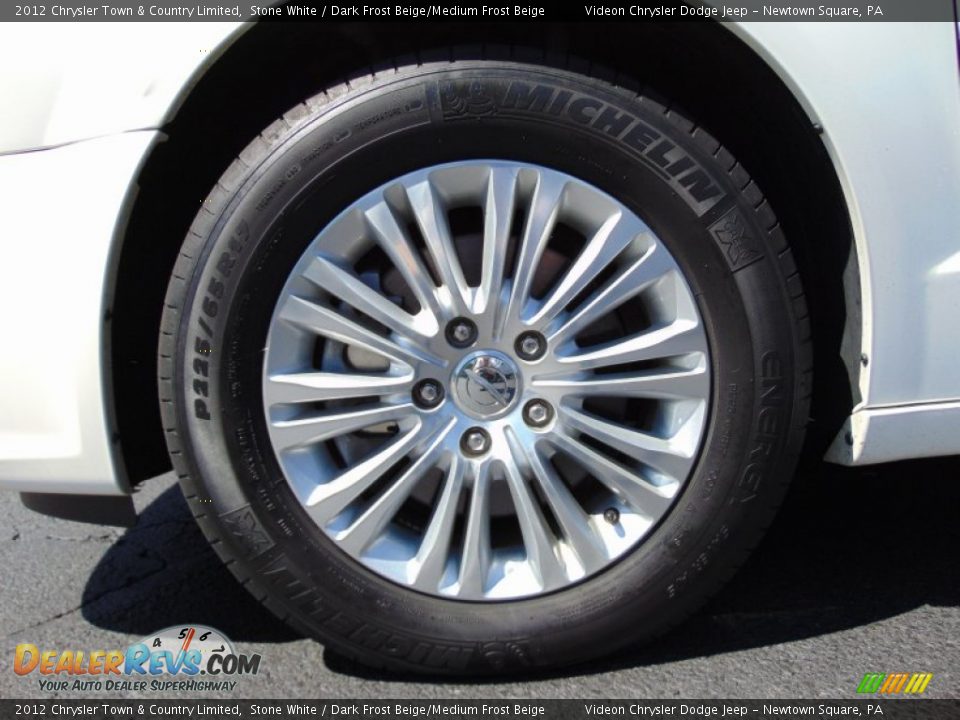 2012 Chrysler Town & Country Limited Stone White / Dark Frost Beige/Medium Frost Beige Photo #12