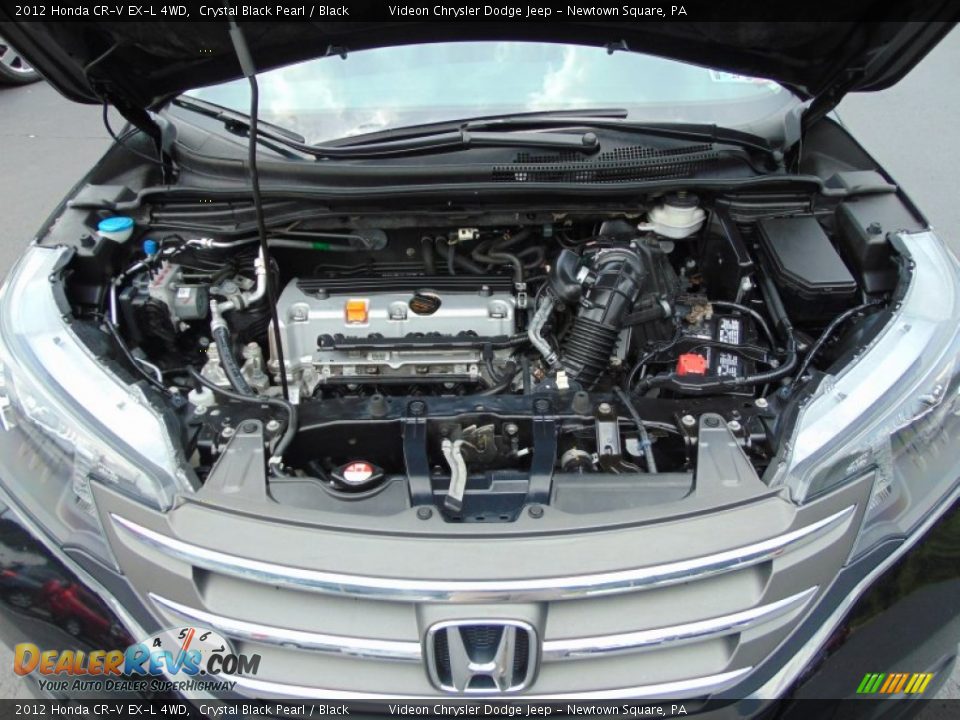 2012 Honda CR-V EX-L 4WD Crystal Black Pearl / Black Photo #11