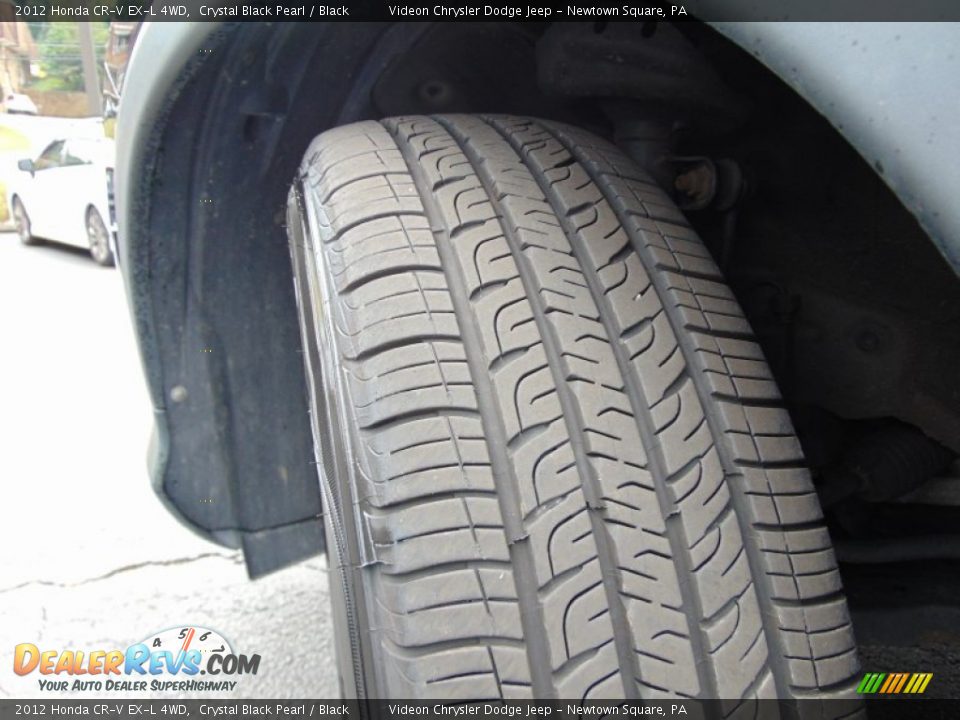 2012 Honda CR-V EX-L 4WD Crystal Black Pearl / Black Photo #13