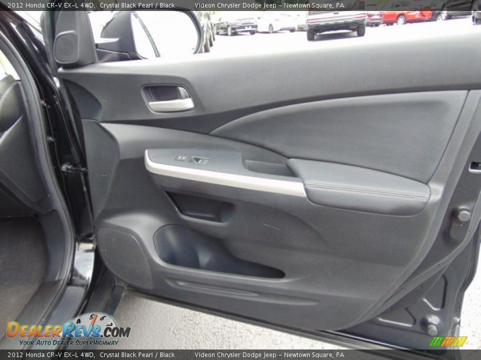 2012 Honda CR-V EX-L 4WD Crystal Black Pearl / Black Photo #18