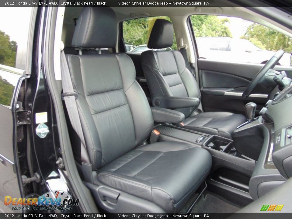 2012 Honda CR-V EX-L 4WD Crystal Black Pearl / Black Photo #20