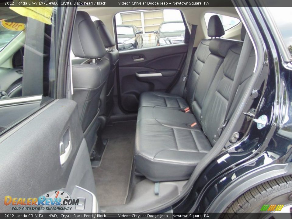 2012 Honda CR-V EX-L 4WD Crystal Black Pearl / Black Photo #21