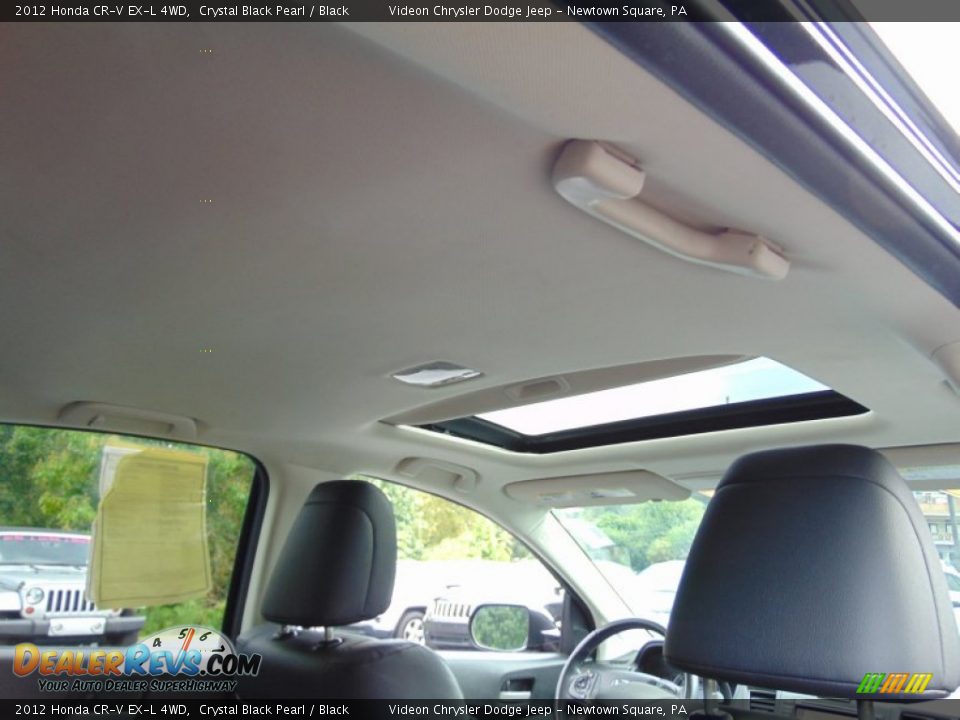 2012 Honda CR-V EX-L 4WD Crystal Black Pearl / Black Photo #23