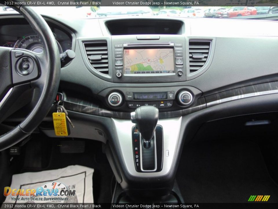 2012 Honda CR-V EX-L 4WD Crystal Black Pearl / Black Photo #24