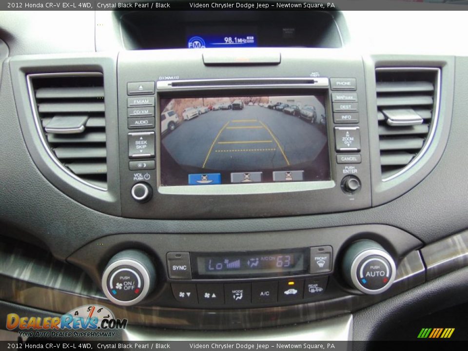 2012 Honda CR-V EX-L 4WD Crystal Black Pearl / Black Photo #26