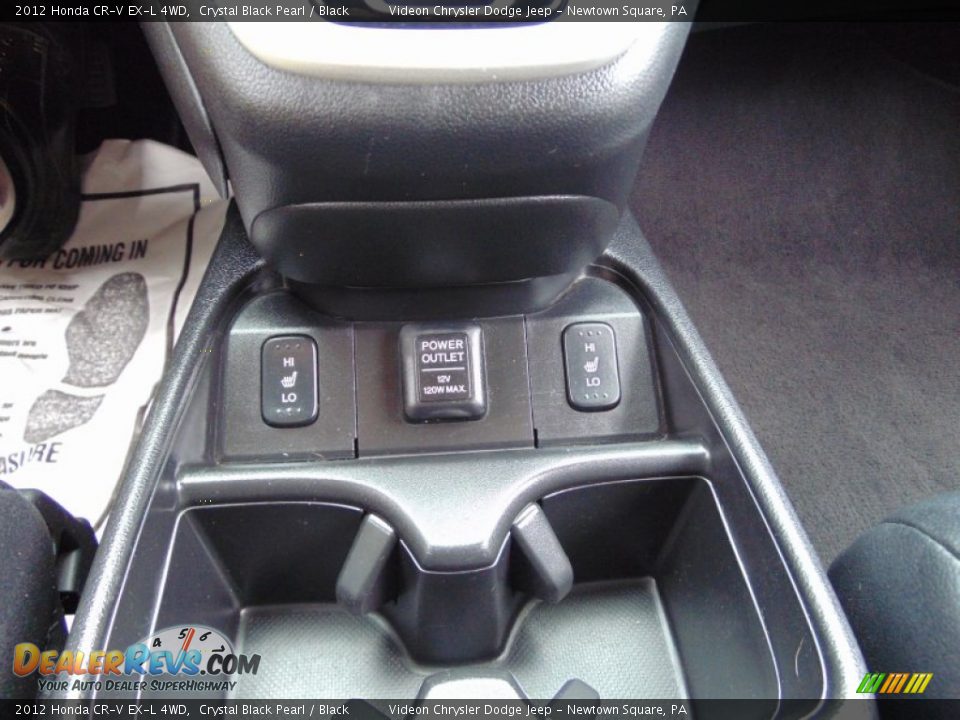 2012 Honda CR-V EX-L 4WD Crystal Black Pearl / Black Photo #27