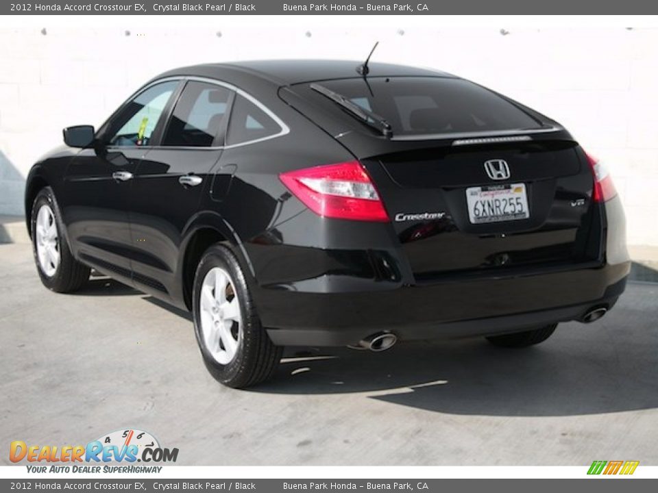2012 Honda Accord Crosstour EX Crystal Black Pearl / Black Photo #2