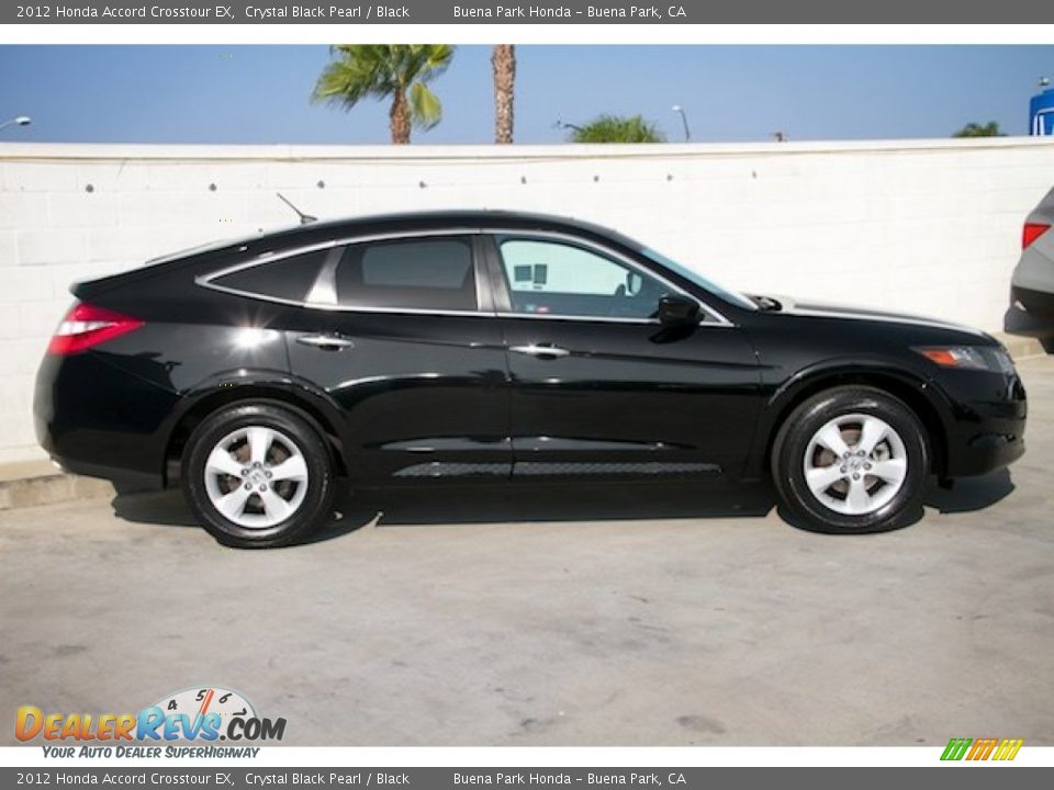 2012 Honda Accord Crosstour EX Crystal Black Pearl / Black Photo #8