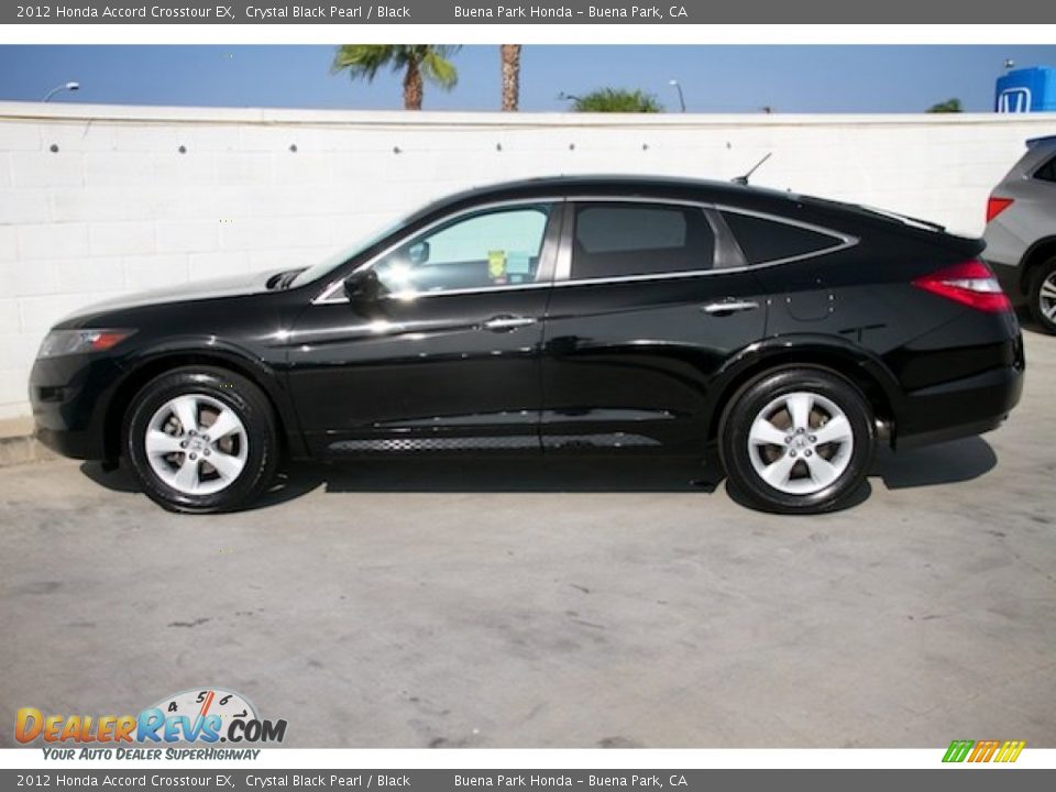 2012 Honda Accord Crosstour EX Crystal Black Pearl / Black Photo #10