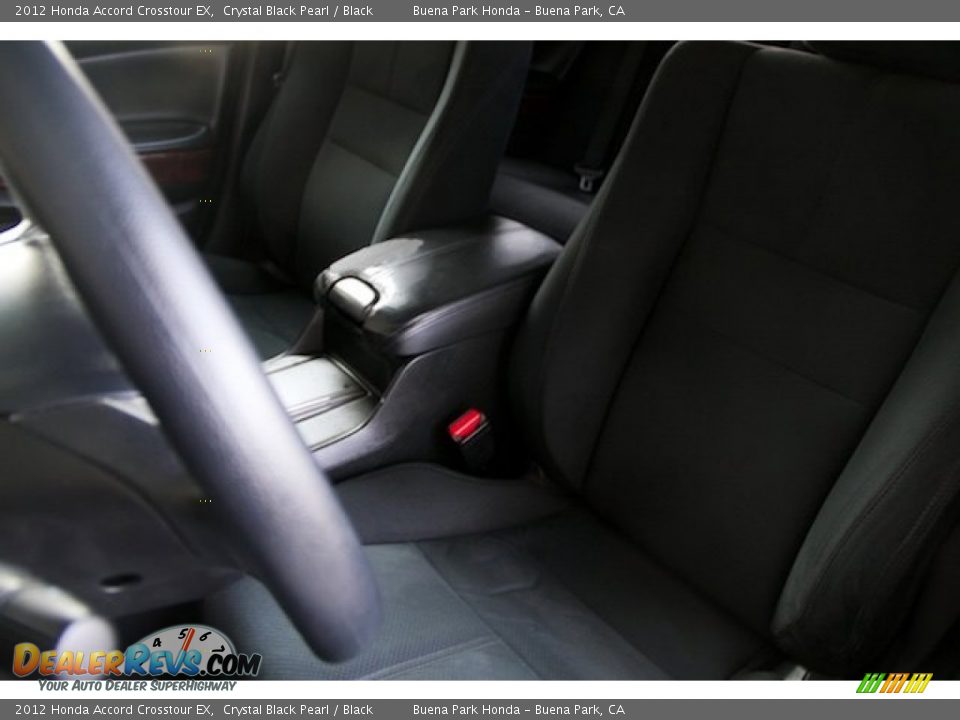 2012 Honda Accord Crosstour EX Crystal Black Pearl / Black Photo #12
