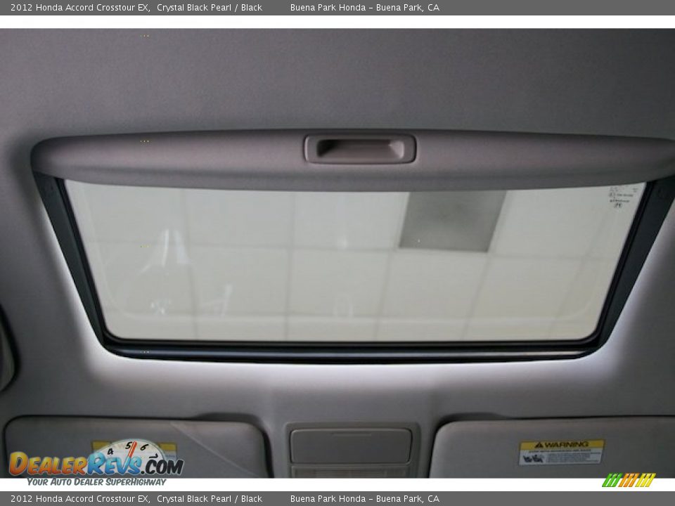 2012 Honda Accord Crosstour EX Crystal Black Pearl / Black Photo #13
