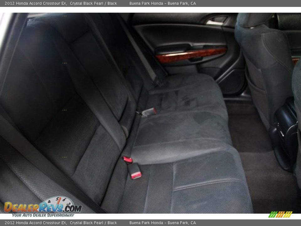 2012 Honda Accord Crosstour EX Crystal Black Pearl / Black Photo #16