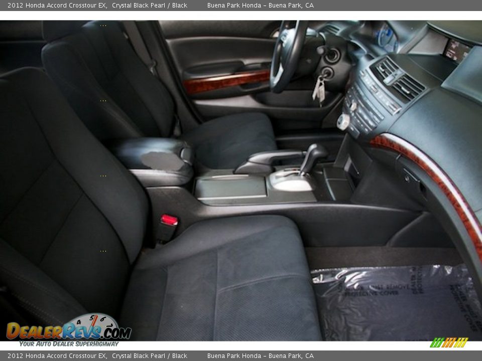 2012 Honda Accord Crosstour EX Crystal Black Pearl / Black Photo #18