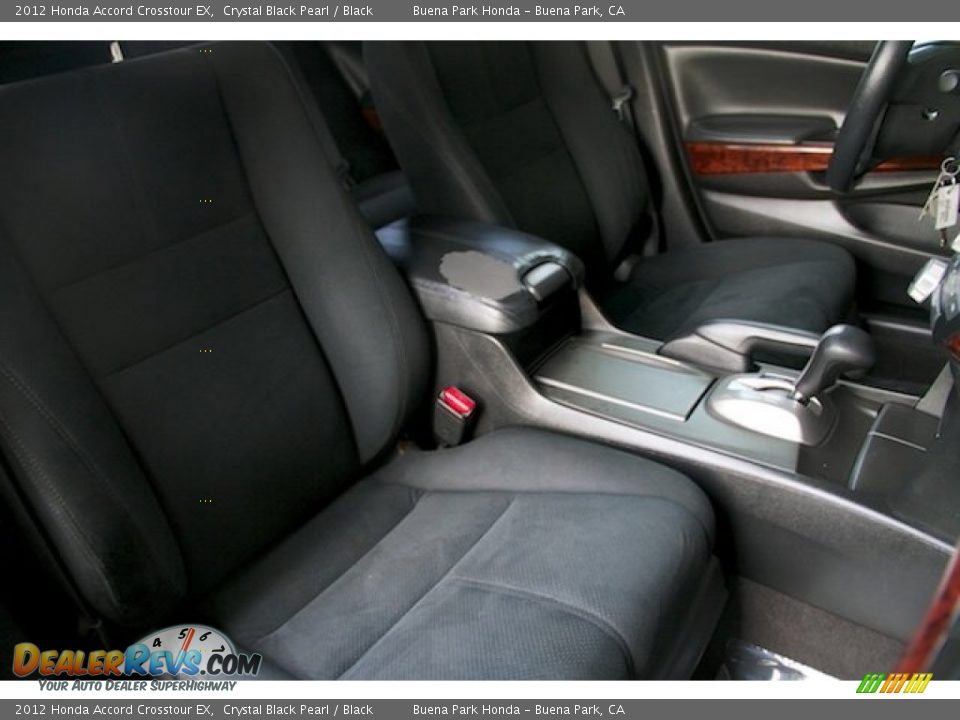 2012 Honda Accord Crosstour EX Crystal Black Pearl / Black Photo #19