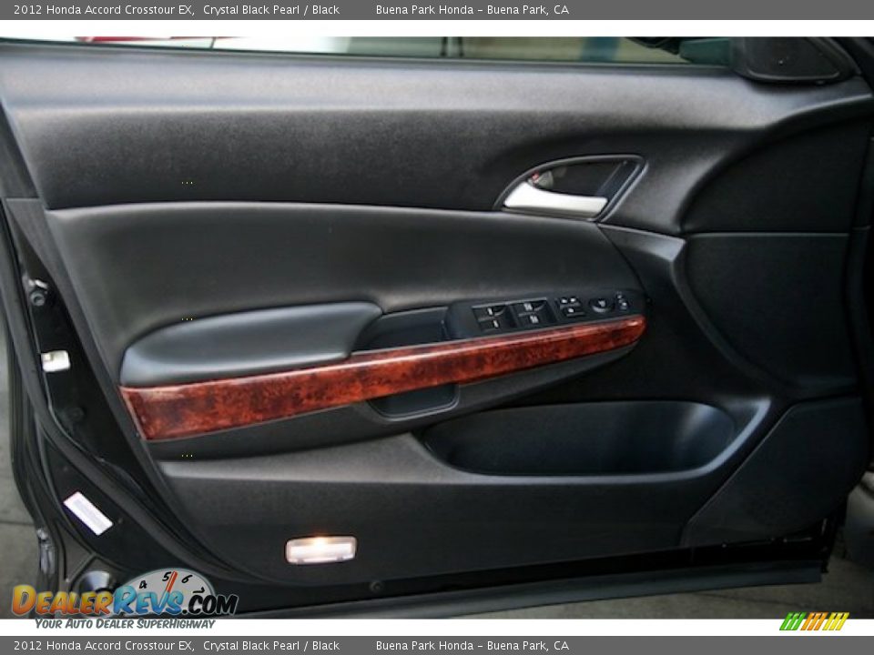 2012 Honda Accord Crosstour EX Crystal Black Pearl / Black Photo #22