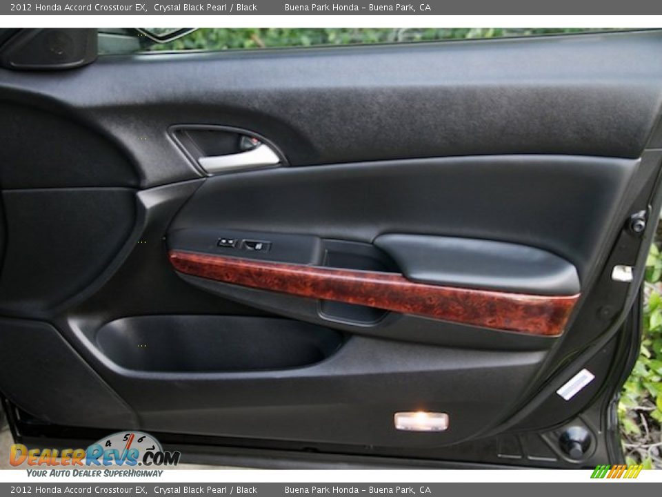 2012 Honda Accord Crosstour EX Crystal Black Pearl / Black Photo #25