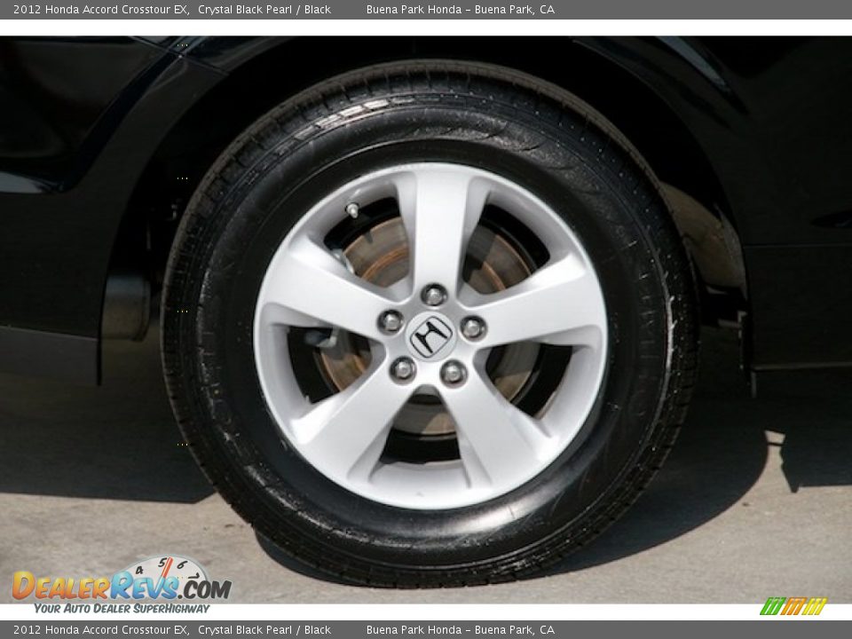 2012 Honda Accord Crosstour EX Crystal Black Pearl / Black Photo #27