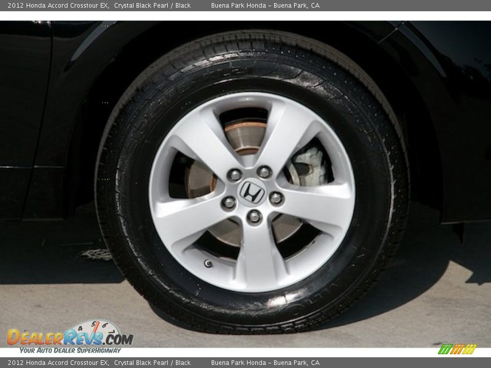 2012 Honda Accord Crosstour EX Crystal Black Pearl / Black Photo #28