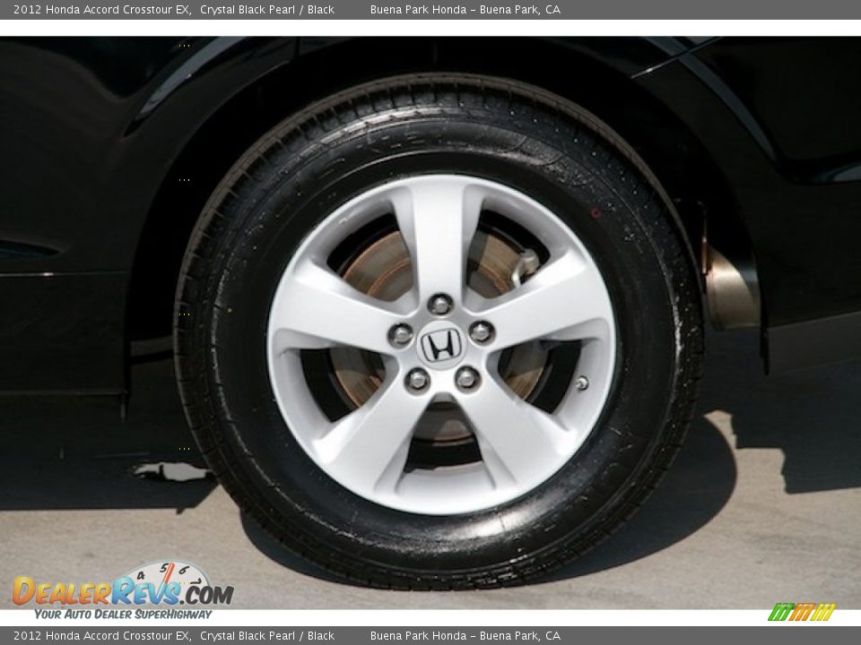 2012 Honda Accord Crosstour EX Crystal Black Pearl / Black Photo #29