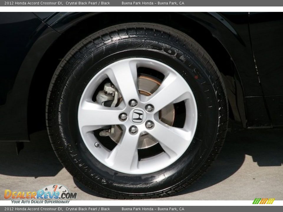 2012 Honda Accord Crosstour EX Crystal Black Pearl / Black Photo #30