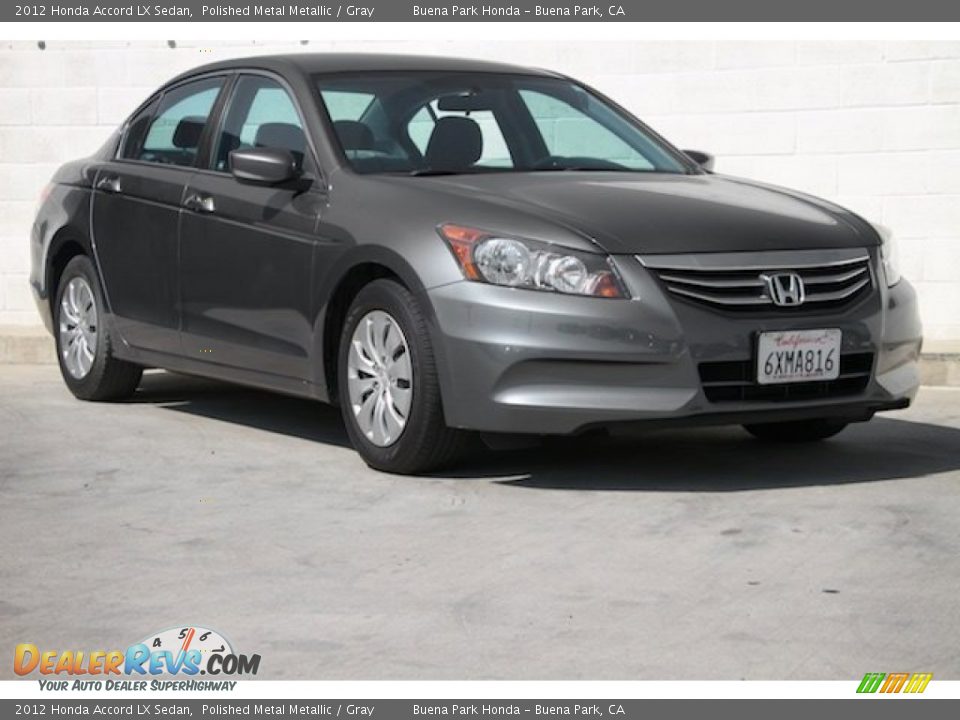 2012 Honda Accord LX Sedan Polished Metal Metallic / Gray Photo #1