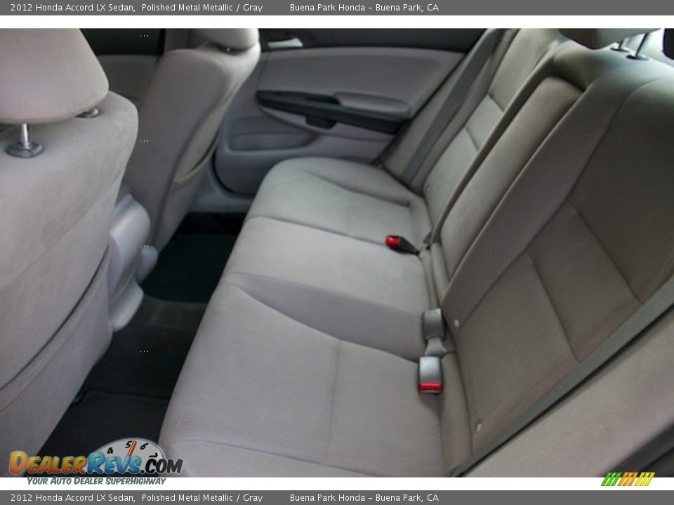 2012 Honda Accord LX Sedan Polished Metal Metallic / Gray Photo #4