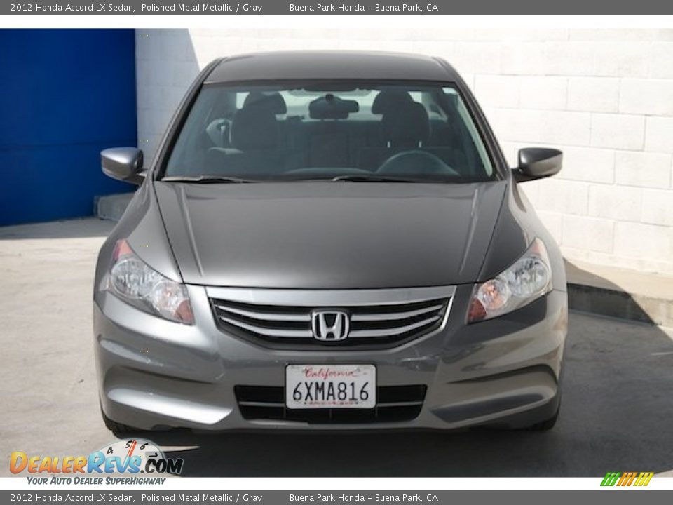 2012 Honda Accord LX Sedan Polished Metal Metallic / Gray Photo #7