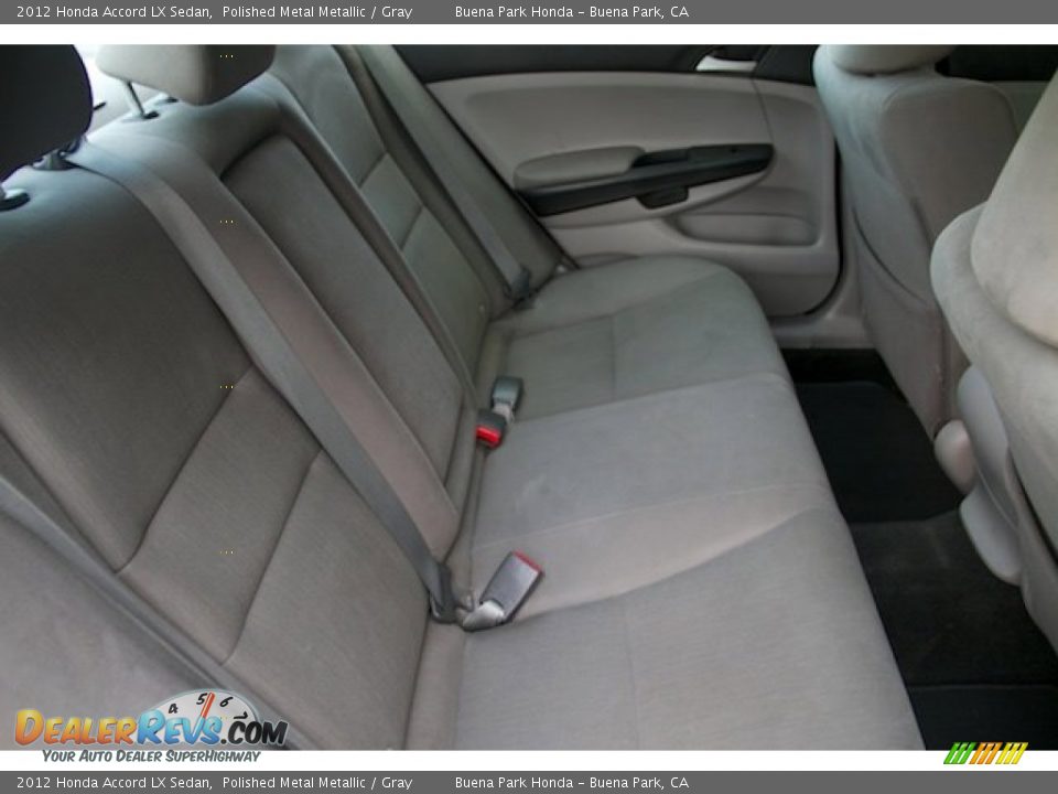 2012 Honda Accord LX Sedan Polished Metal Metallic / Gray Photo #14