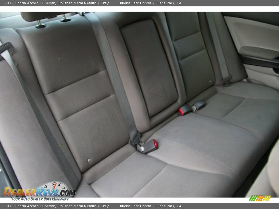 2012 Honda Accord LX Sedan Polished Metal Metallic / Gray Photo #15