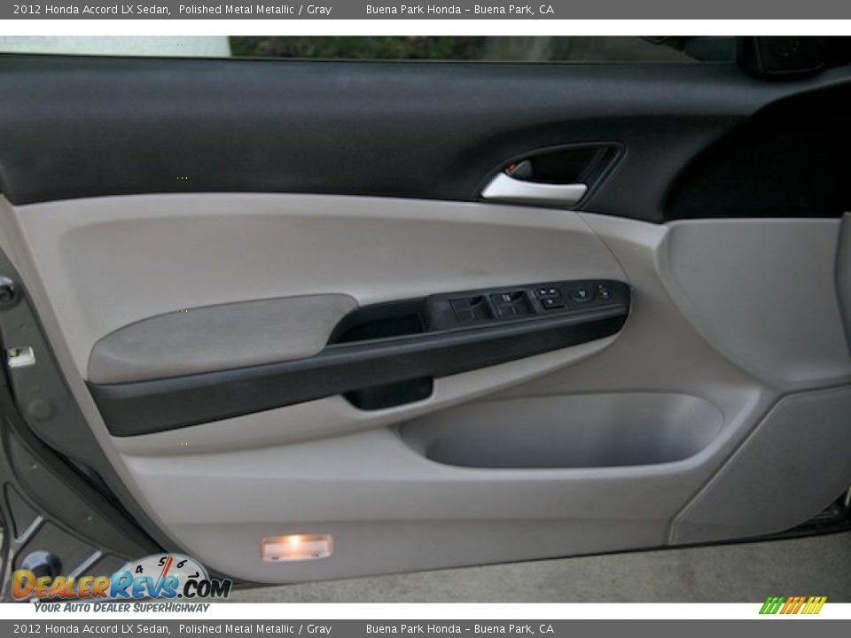2012 Honda Accord LX Sedan Polished Metal Metallic / Gray Photo #19