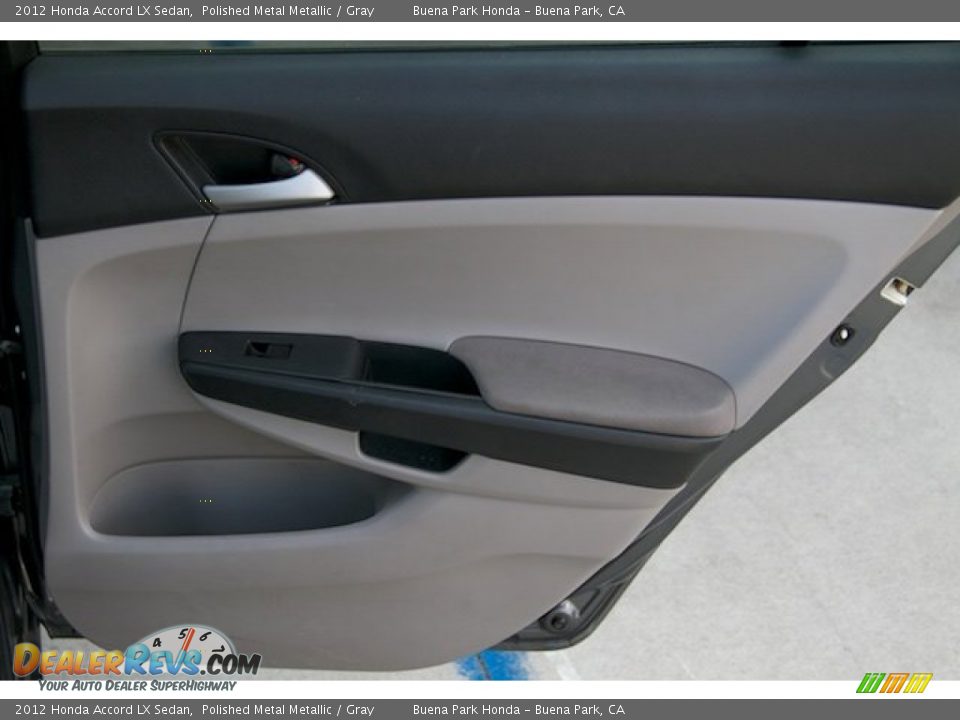 2012 Honda Accord LX Sedan Polished Metal Metallic / Gray Photo #21