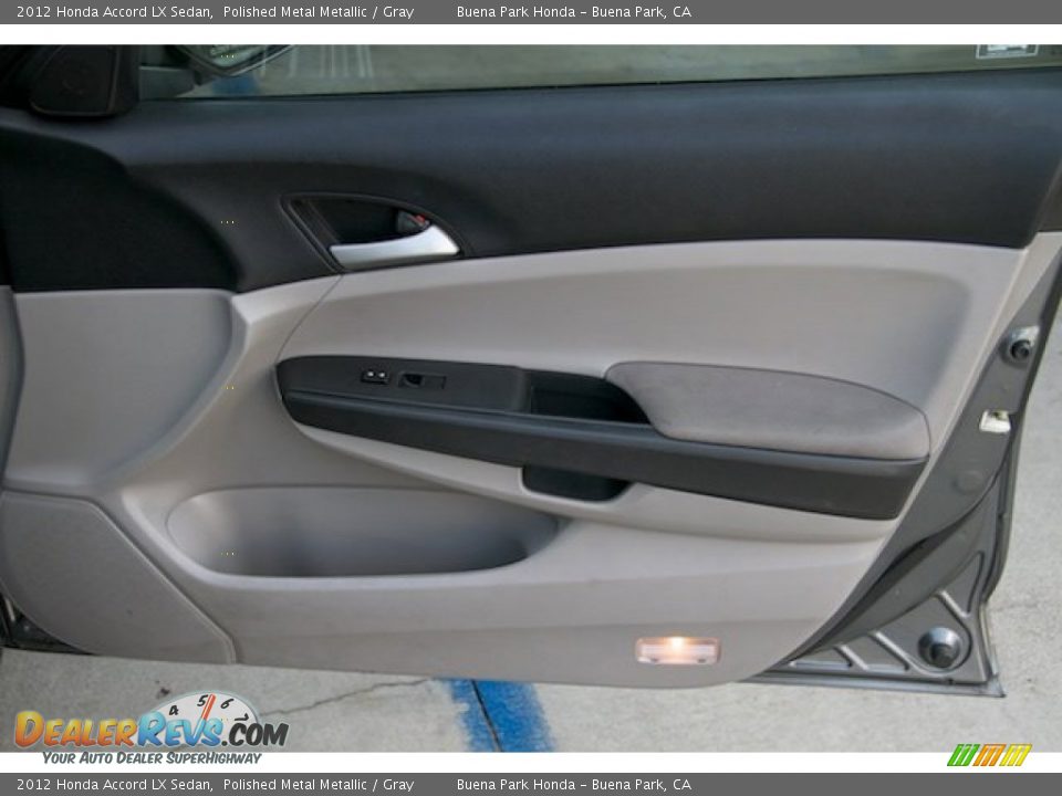 2012 Honda Accord LX Sedan Polished Metal Metallic / Gray Photo #22
