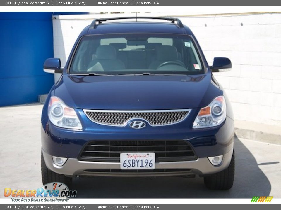 2011 Hyundai Veracruz GLS Deep Blue / Gray Photo #7