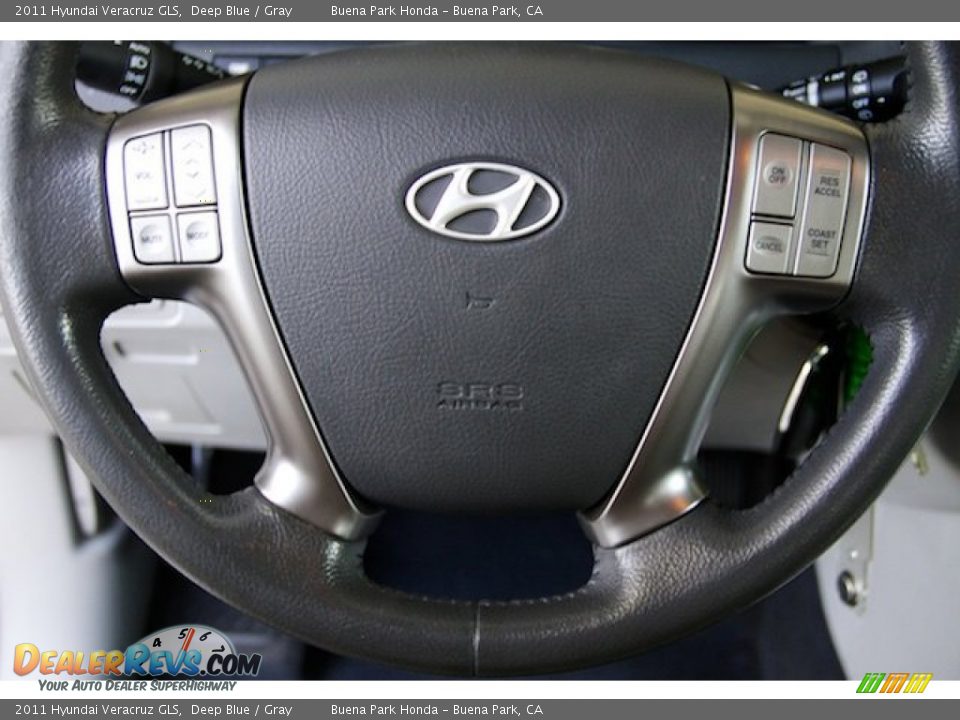 2011 Hyundai Veracruz GLS Deep Blue / Gray Photo #11