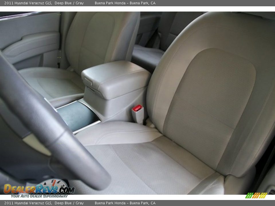 2011 Hyundai Veracruz GLS Deep Blue / Gray Photo #12
