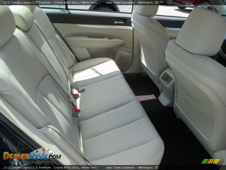 2012 Subaru Legacy 2.5i Premium Crystal Black Silica / Warm Ivory Photo #17
