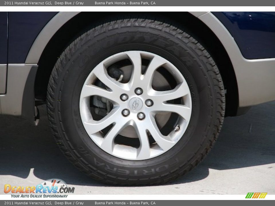 2011 Hyundai Veracruz GLS Deep Blue / Gray Photo #28