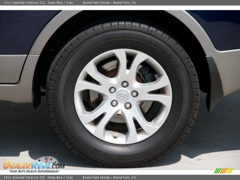 2011 Hyundai Veracruz GLS Deep Blue / Gray Photo #29