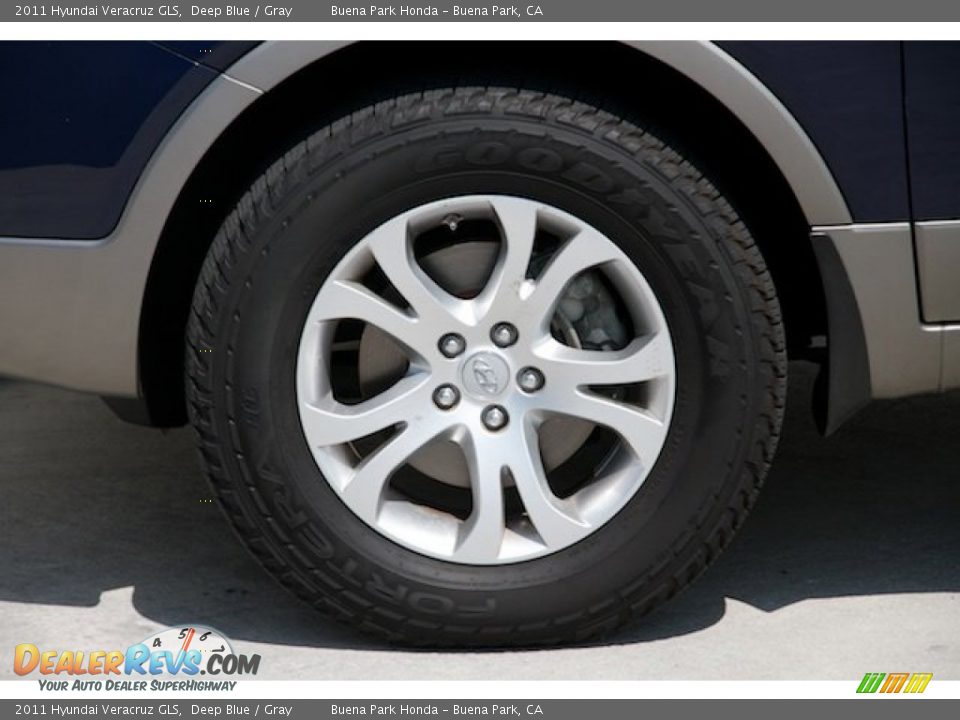 2011 Hyundai Veracruz GLS Deep Blue / Gray Photo #30