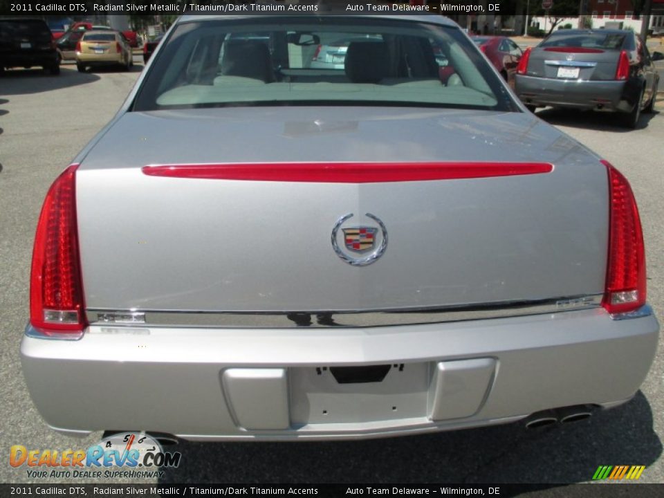 2011 Cadillac DTS Radiant Silver Metallic / Titanium/Dark Titanium Accents Photo #3